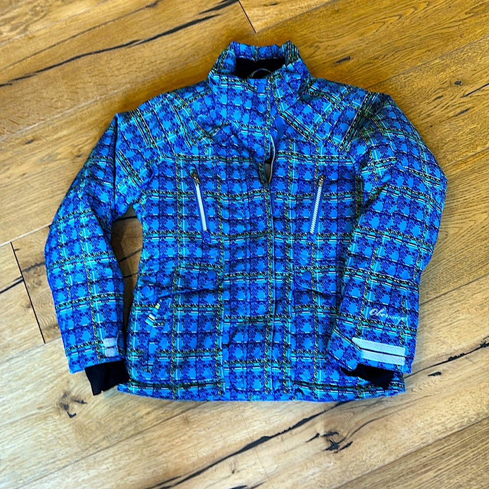 Obermeyer blue ski jacket size 10